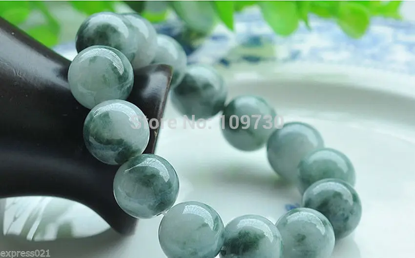 

00981 Certificated 100% Natural Icy Jade /Jadeite Bracelet /Adjustable Beads Bracelet