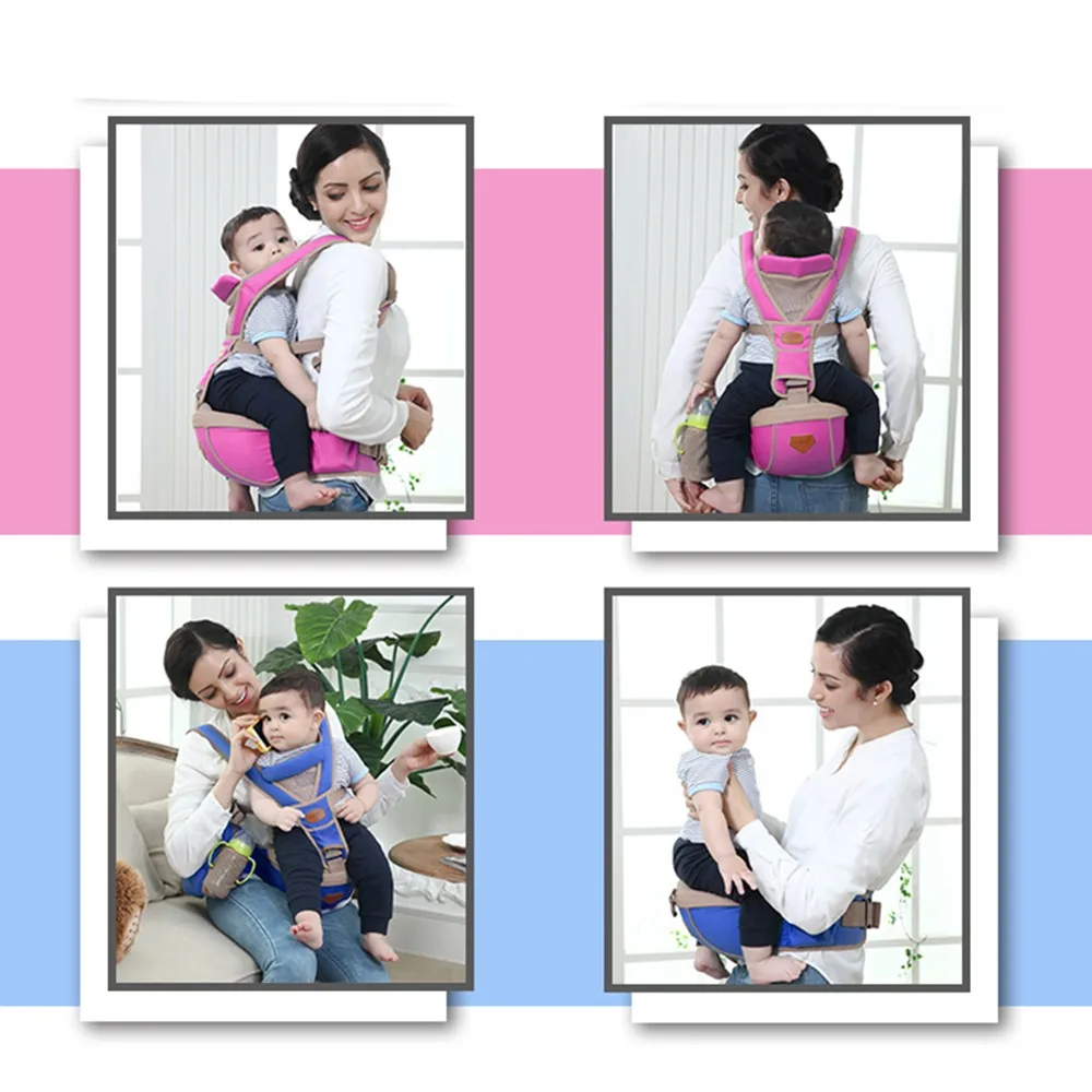 Mambo Baby Carrier накидка Хипсит Передняя переноска Хипсит детский слинг для новорожденных на бедрах одноцветная дышащая детская накидка