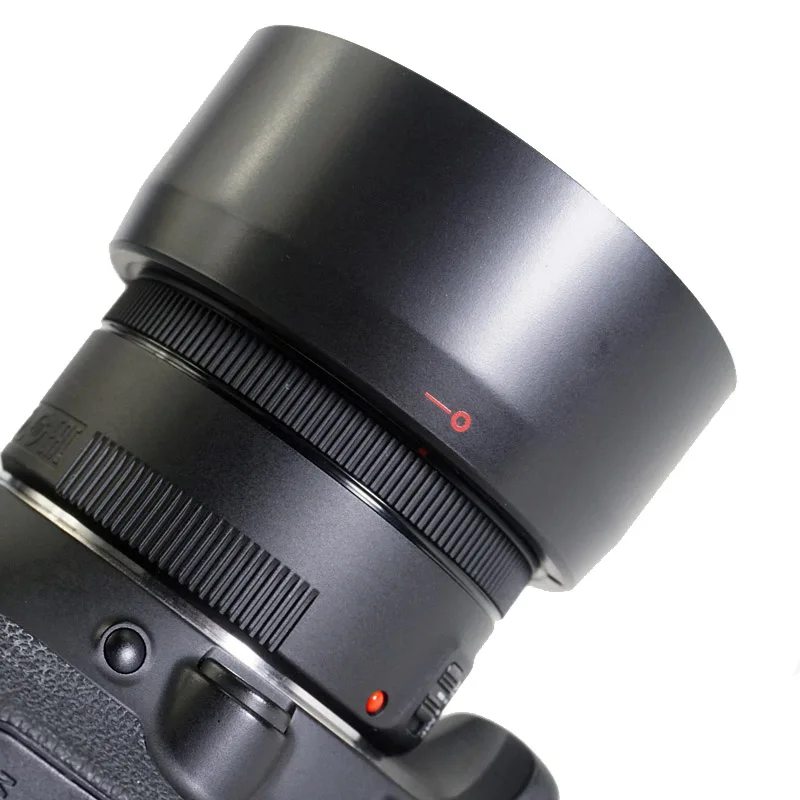ES68 бленда объектива камеры 50 мм реверсивная камера Lente аксессуары для Canon EF f/1 8