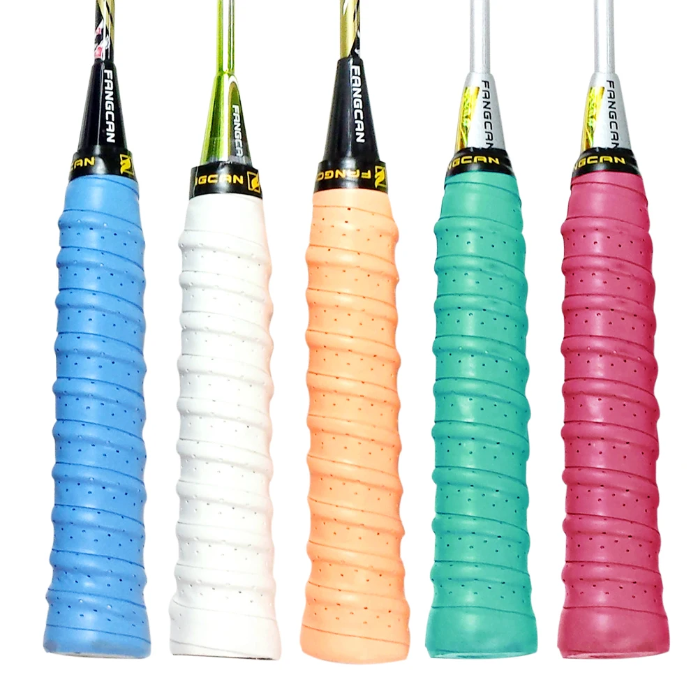 

FANGCAN 10pcs/lot Sticky Feel Keel Cushion Perforated Squash Badminton Tennis Racquet Over Grip