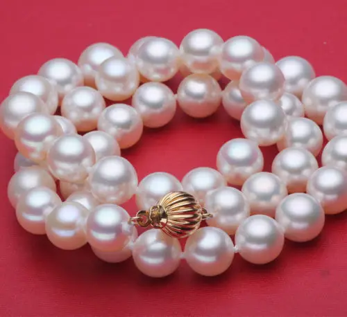 

Hot sale new Style >>>>>Natural 10mm White lantern button Sea Shell Pearl Necklace 18 Inch