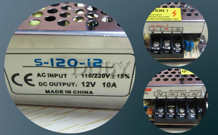 12V 10A 120W Драйвер импульсного источника питания для Светодиодный светильник полосы Дисплей AC100-240V поставщик фабрики