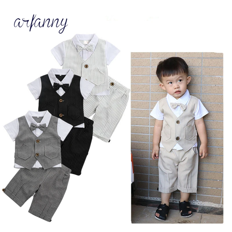 Baby Clothes Boys suits for wedding KidsBritish Wind Birthday Dress Boy