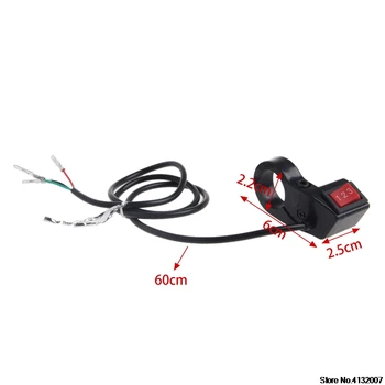 

22mm Electric 3 Speed Module Switch For Shift E-bike Scooter Bike Motorcycle Kit