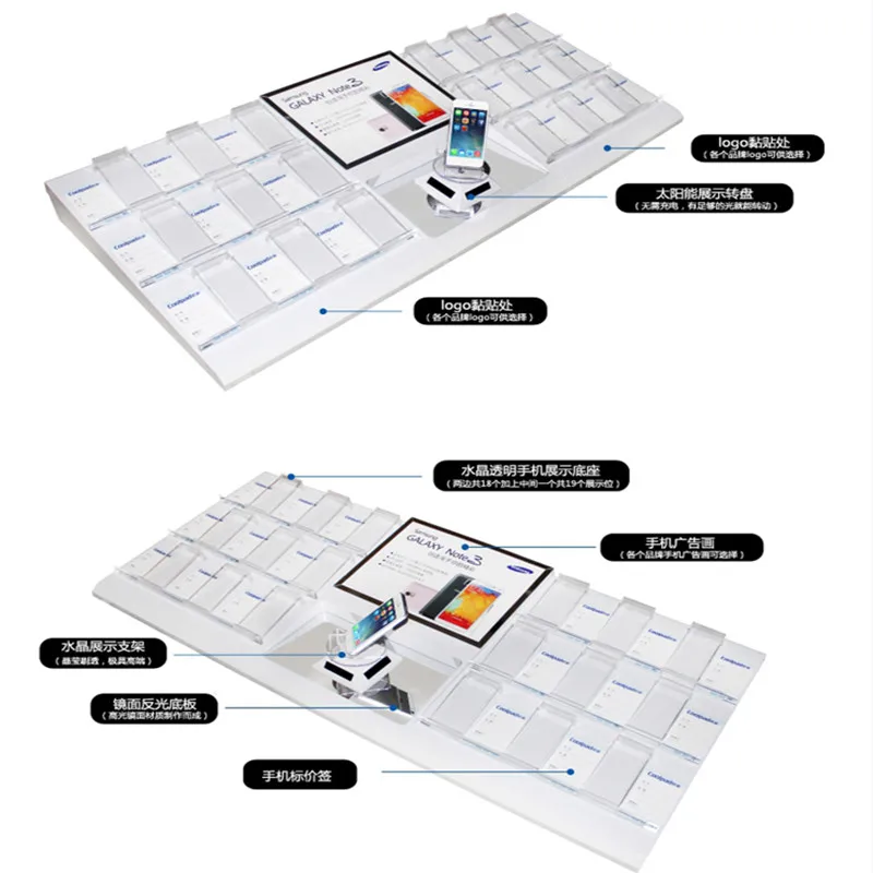 Мобильный телефон планшет Розничный Магазин Дисплей Выставочный зал все фирменные совместимый акриловый держатель лоток