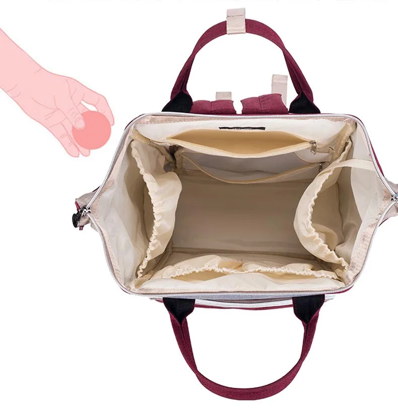 Disney модная сумка для мамы многофункциональный большой емкости Сумки из натуральной кожи беременных Детский рюкзак из портативный беременной женщины сумка для детских вещей