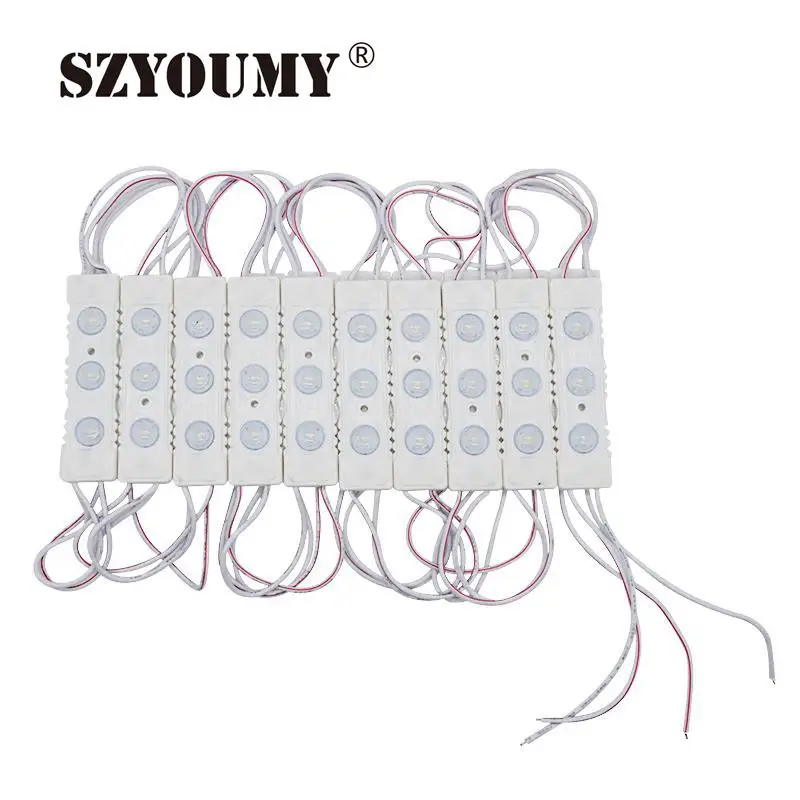 

SZYOUMY CE ROHS AC Led Modules For Signs 110V 220V 1.5W High Voltage Led Modules For Signage Lighting 100PCS/LOT BY DHL