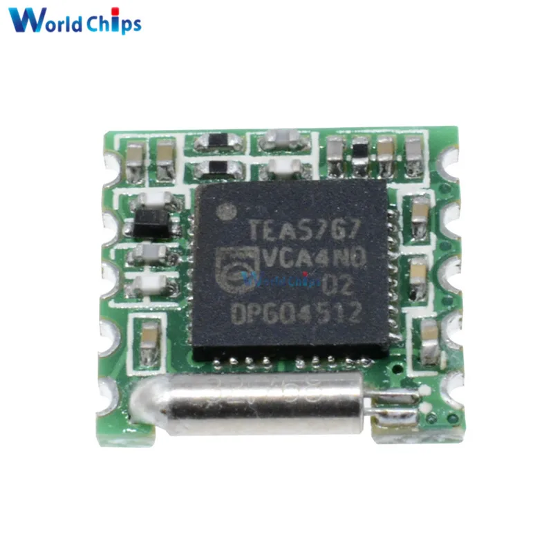 

TEA5767 FM Programmable Low Power Stereo Radio Module 76Mhz 108Mhz Low Noise RF Input Amplifier Clock Crystal Board