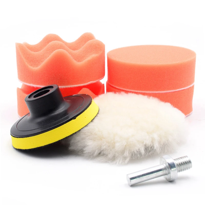 Car Polishing Wash Brush Set Sponge Waxing Washing Maintenance Cosmetic