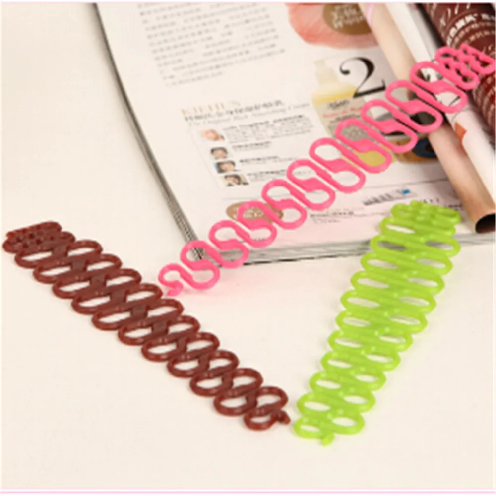 Brown Magic Hair Braiding Tool Weave Braider Hair Pin Bun Roller Hair Twist Styling Maker DIY Hair Styling Accessories free ship