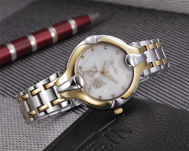 

BELBI Women's Watch Bracelets Reloje Mujer 2018 Fashion Flower Analog Quartz Vogue Wrist Watch Watches Clock Relogio Feminino
