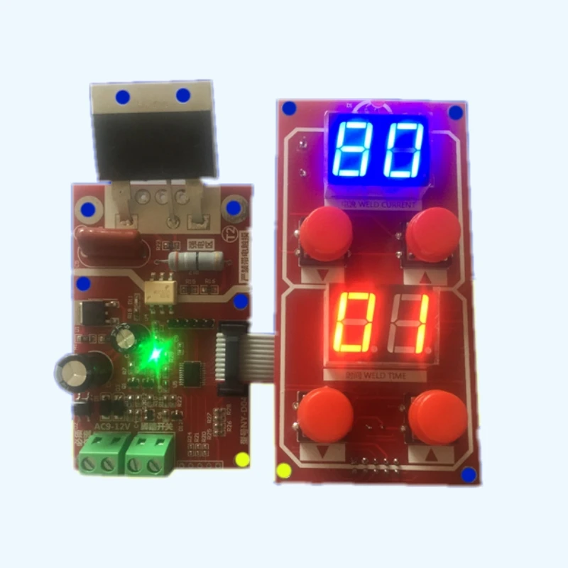 

NY-D04 100A Digital Display Spot Welding Machine Transformer Controller Control Panel Board Adjust Time Current