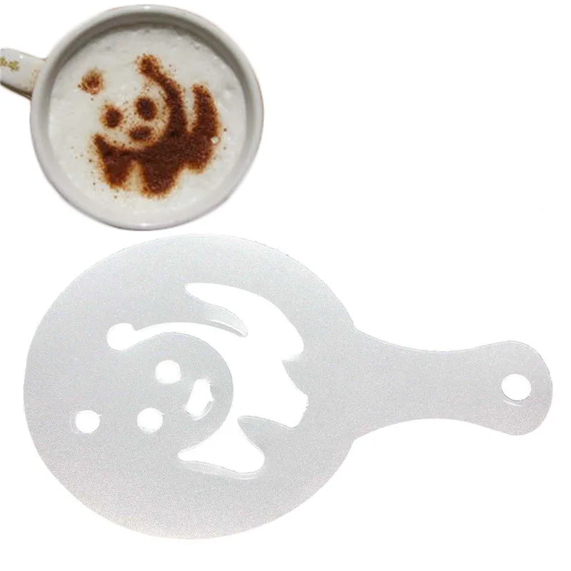 16 шт./компл. кофе латте искусство трафареты капучино устройство для создания пенки на кофе DIY украшения Плесень инструмент
