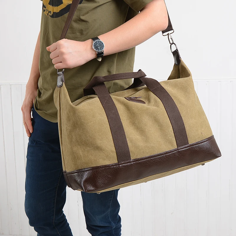 Холщовые кожаные мужские дорожные сумки для переноски багажа мужские даффл сумки женские сумки большой емкости дорожные сумки большие выходные сумки