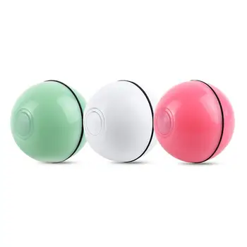 

Pets Cat Toy Lighting Balls Interactive LED Roller Balls USB Charge Cat Toys Smart Automatic Scrolling Ball Cat Supplies 20E