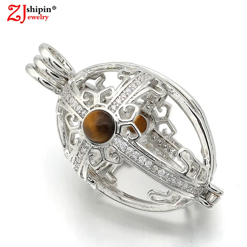 

2019 new micro inlaid zircon CZ jewelry accessories Pendant magic box Suitable for DIY jewelry discovery production