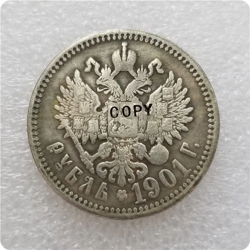 

1901 RUSSIA 1 ROUBLE COPY commemorative coins-replica coins medal coins collectibles