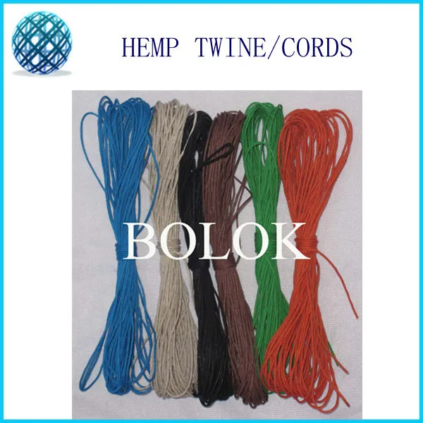 

48pcs/lot 1mm waxed and colored hemp cords (10m/bundle)(total 480m) 12 Kinds color wholesales by free shipping