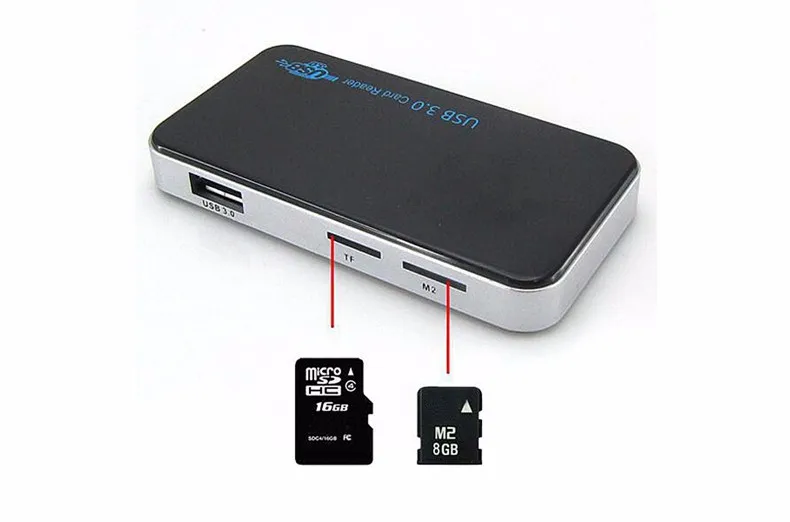 Мульти карта памяти USB 3,0 Compact Flash All-in-1 Reader адаптер CF MicroSD MS XD Multifunction устройства считывания карт