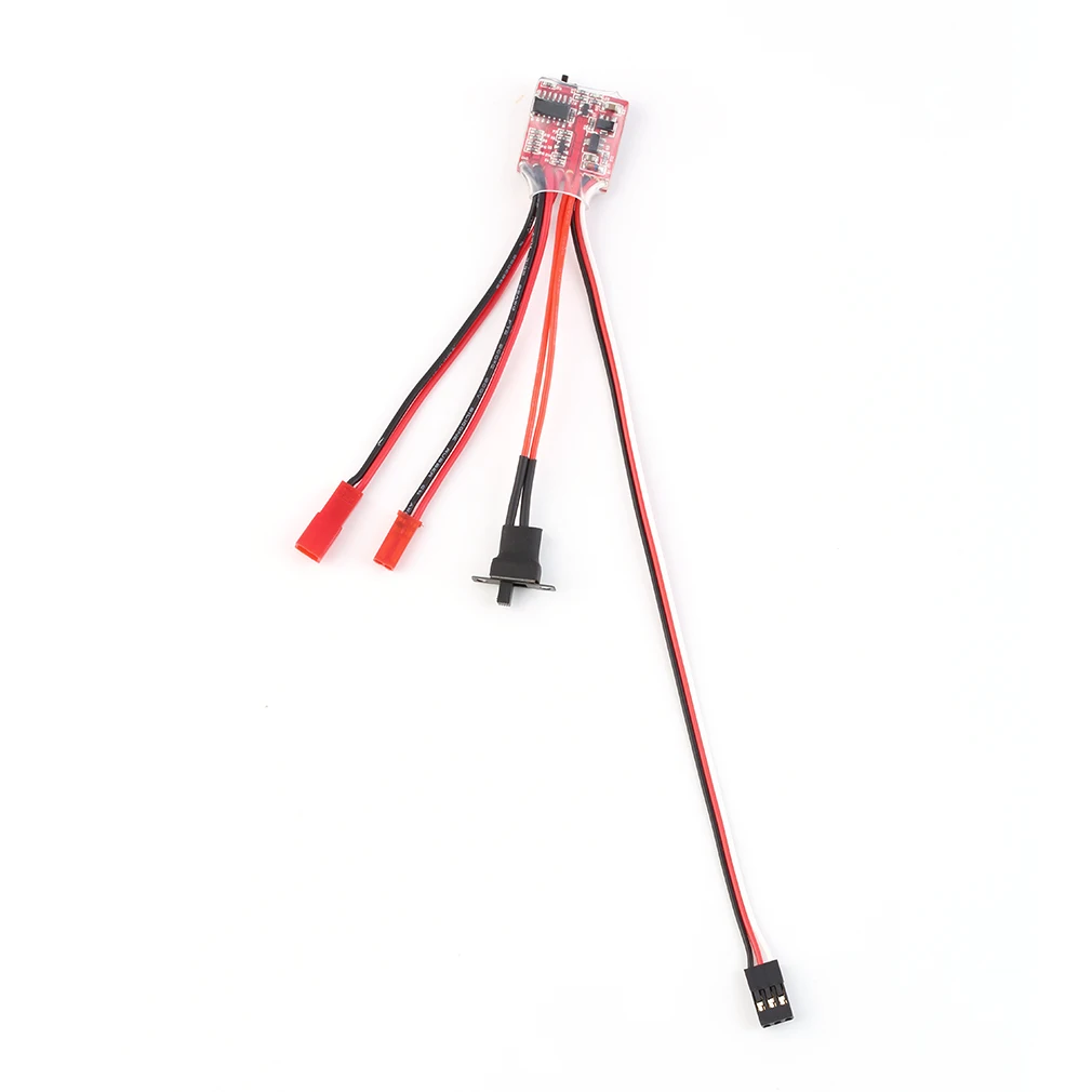 Регулятор скорости с щеткой 20A Bustophedon ESC для RC автомобилей грузовиков лодок