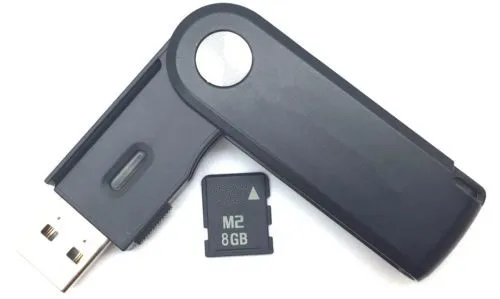 

Original!!! M2 Memory Flash Card Card Reader M2 Card reader/Adapter