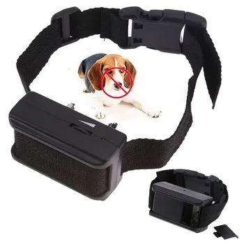 

Safe Ultrasonic Stop Bark Dog Deterrents Anti Barking Collar Automatic Voice Activated ABS Adjustable Pet Dog Training Collar