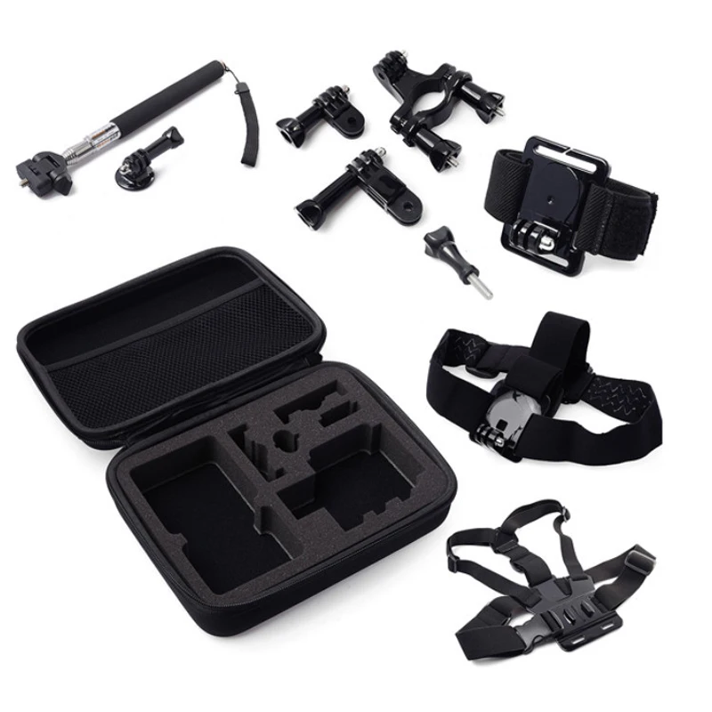 Gopro Accessories SJCAM Sj4000 Kit Head Mount Strap+Chest Strap+Wrist
