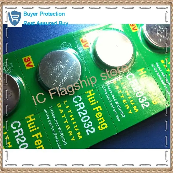 3V CR2032 lithium coin cell battery 2032 computer motherboard electronic scales calculator free