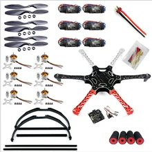 F05114-Y F550 Дрон FlameWheel комплект с двигателем KK 2,3 HY электродвигателя с электронным регулятором хода(ESC) для беспилотника ESC+ Высокое полозковое шасси PTZ