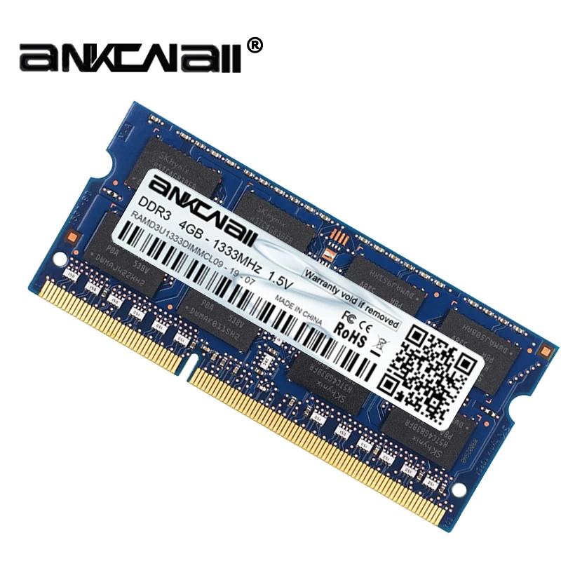 DDR3 Оперативная память 4 Гб(2 шт. x 4 Гб) 1333 МГц 1600 МГц PC3-10600/12800 для Intel ноутбук памяти DIMM 1,5 V 204Pin