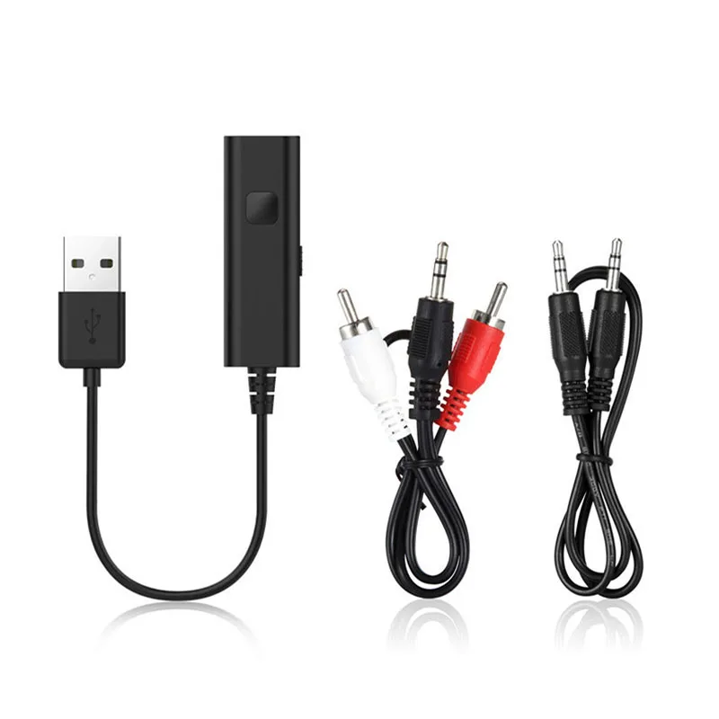 USB 2 в 1 Bluetooth 4,2 аудио передатчик приемник 3,5 мм беспроводной музыкальный адаптер для ПК динамик смартфона