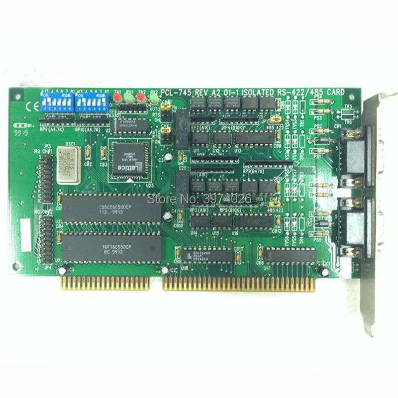 PCL-745 REV A2 01-1 ISOL ATED RS-422 485 CARD