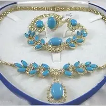 Благородство кварцевый кристалл красивый камень ожерелье браслет кольцо серьги набор покрытием