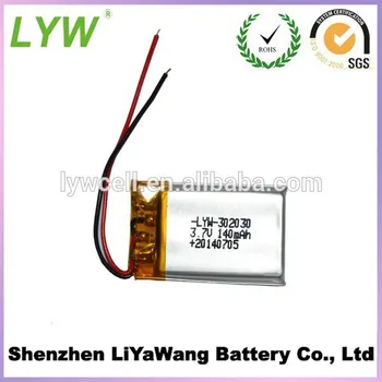 baratas 5 Pcs 3.7 V 140 MAh Recarga Li-polímero Bateria Lipo De Polímero De Lítio De Ciclo Profundo
