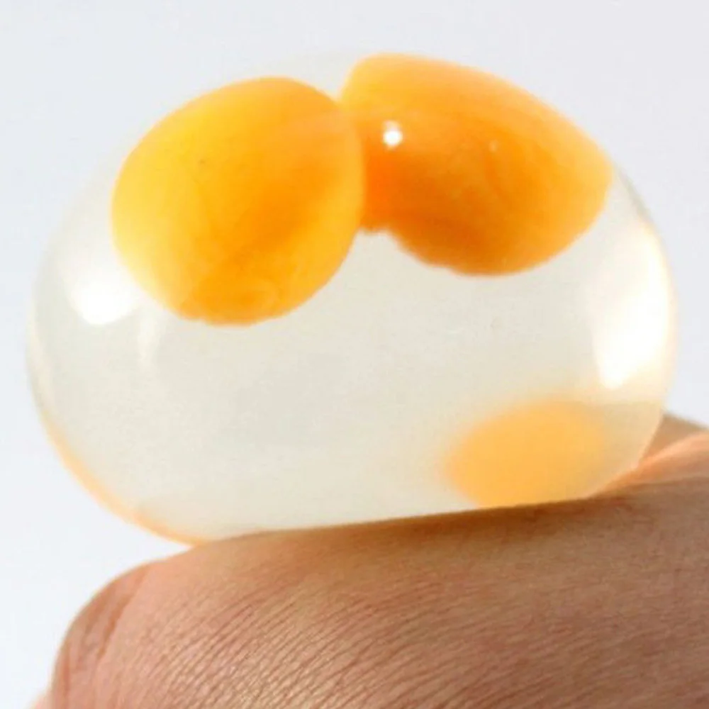 Игрушечное яйцо для снятия стресса для детей, старше 3 лет, прозрачный антистресс, здоровый, Новый Нетоксичный