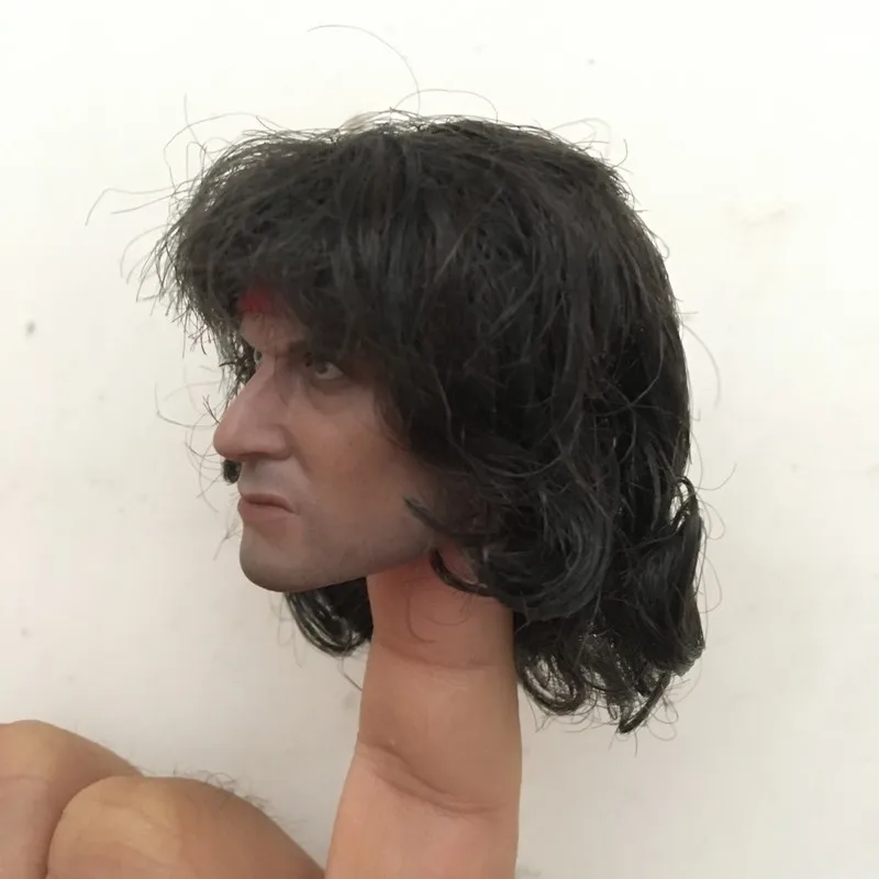 

Custom 1/6 Scale Stallone Head Sculpt with hair fit for Tbleague Phicen JIADOUL Doll toys