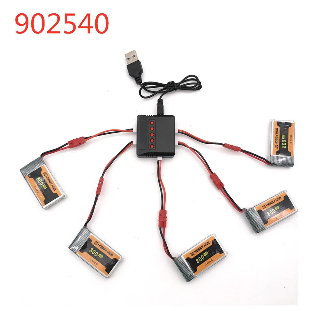Аккумулятор и зарядное устройство 3 7 В 800 мАч 30c для Syma X5HC X5HW X5UW X5UC RC камеры Дрон