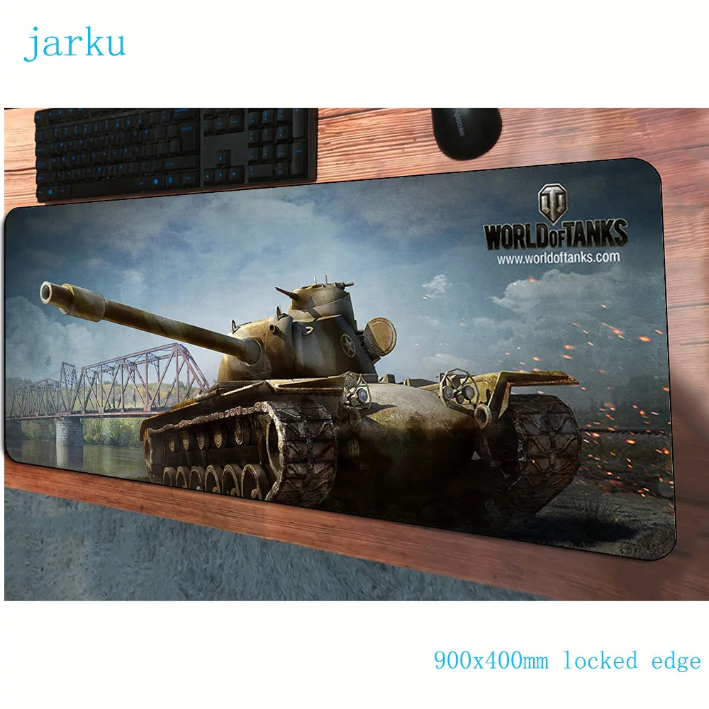 World of tanks коврик для мыши 90x40 см Коврик для мышь Notbook коврик для компьютерной с обработанным краем игровой коврик геймер к клавиатуре коврики для мыши