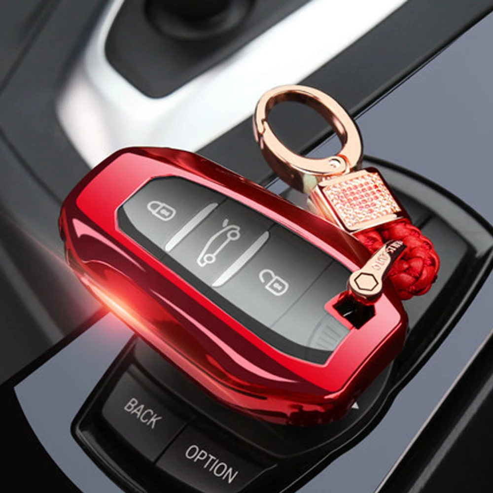 

TPU Front and back all-inclusive protection Car Key Case Fob Remote Cover For PEUGEOT 2008/301/307/3008/308/407/408/4008/508