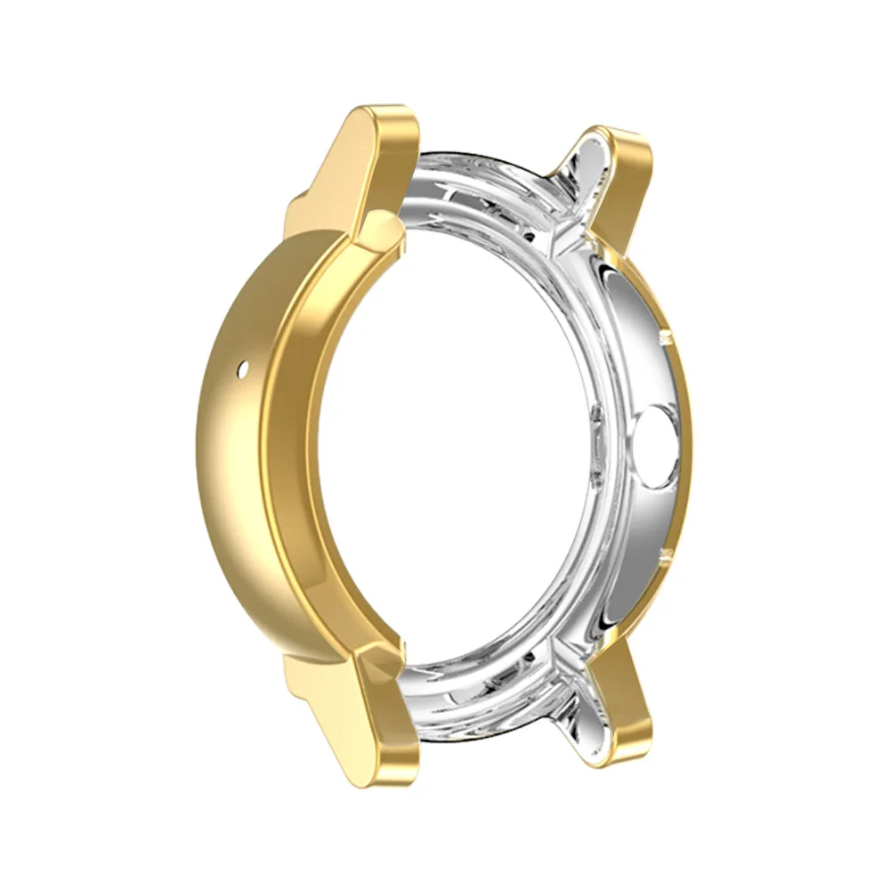 Бампер для Ticwatch E Smart Watch, мягкий чехол из ТПУ с покрытием, тонкий чехол для Tic Watch e, силиконовая защитная рамка, аксессуары