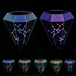 Новинка Luminaria 3D LED Стрелец ночник сенсорный 7 цветов изменить Настольные лампы Спальня Домашний Декор Детские игрушки Подарки