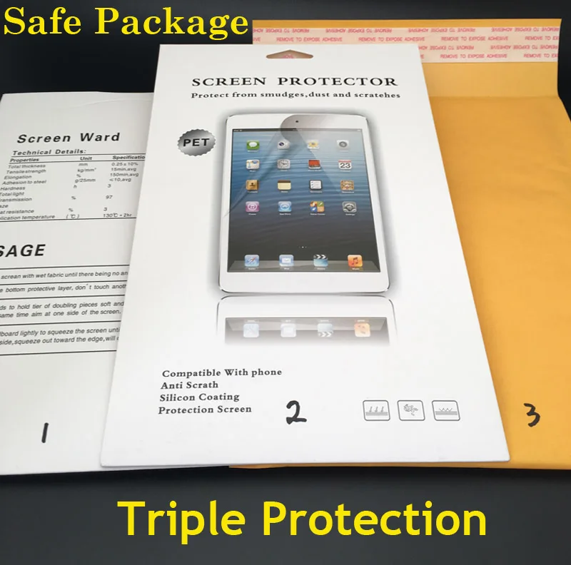 3 шт Для samsung Galaxy Note 10,1 P600/Note 8,0 N5100, защитные пленки для планшетов, прозрачные/матовые/нано Противоударные Защитные пленки