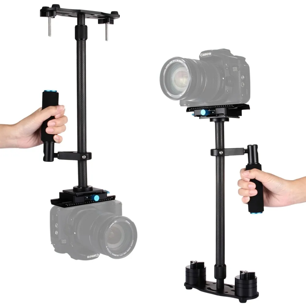  PULUZ Adjustable S60T for steadycam Scalable Carbon Fiber Handheld Camera Stabilizer for Steadicam 