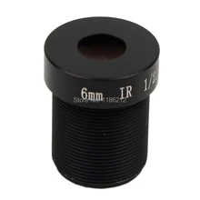 С разрешением 3 мегапикселя, круглые инфракрасные 6 мм ИК объектив с фокусным расстоянием M12 F1.8 для 720 P/1080 P/IP Камера или AHD/CVI/CCTV Камера, подходит для 1/2. " CCD и CMOS набора микросхем