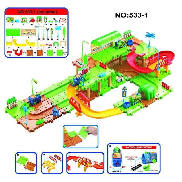 Magical DIY racing track set,Big Size High Quality Cheap race track