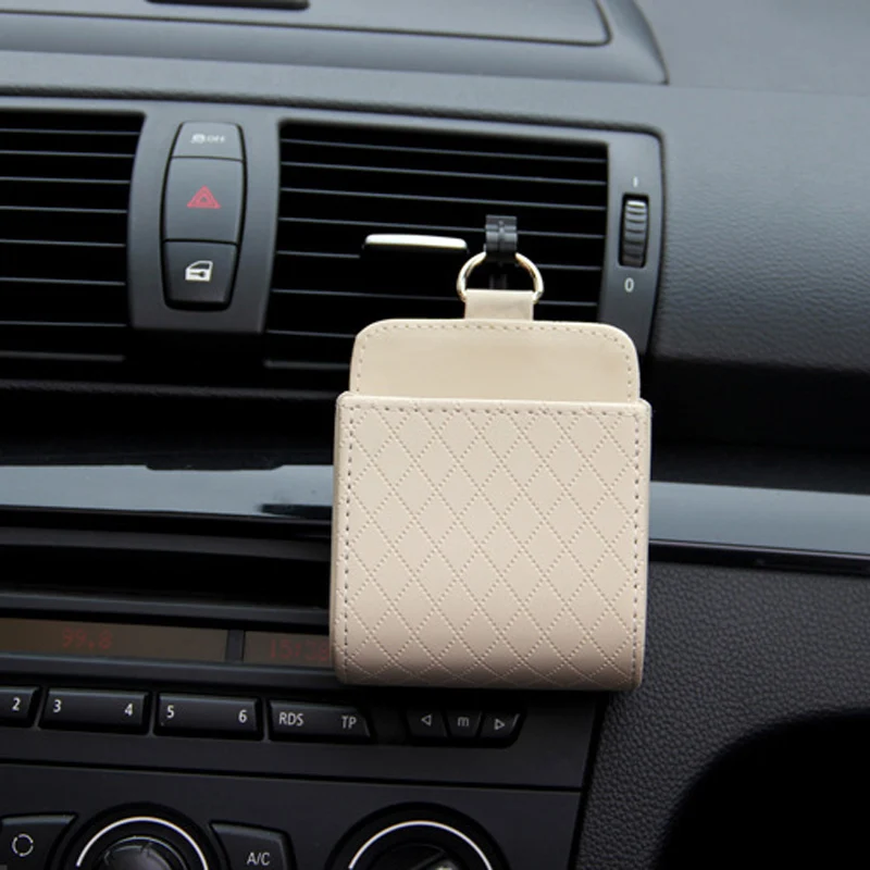 PU leather car socket vents trash can phone seat bag storage for Mercedes-Benz A B C E S G M ML GLK CL CLK CLS GL R | Автомобили и