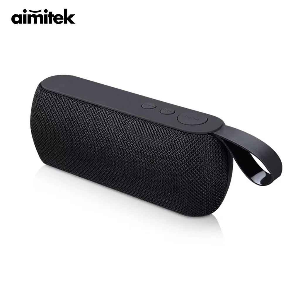 Уличный портативный Bluetooth V4.2 динамик Aimitek Q106 беспроводной сабвуфер TF карта USB диск
