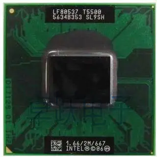 Процессор Intel для ноутбука T5500 1 66/2M/667 отдельные детали бесплатная доставка |