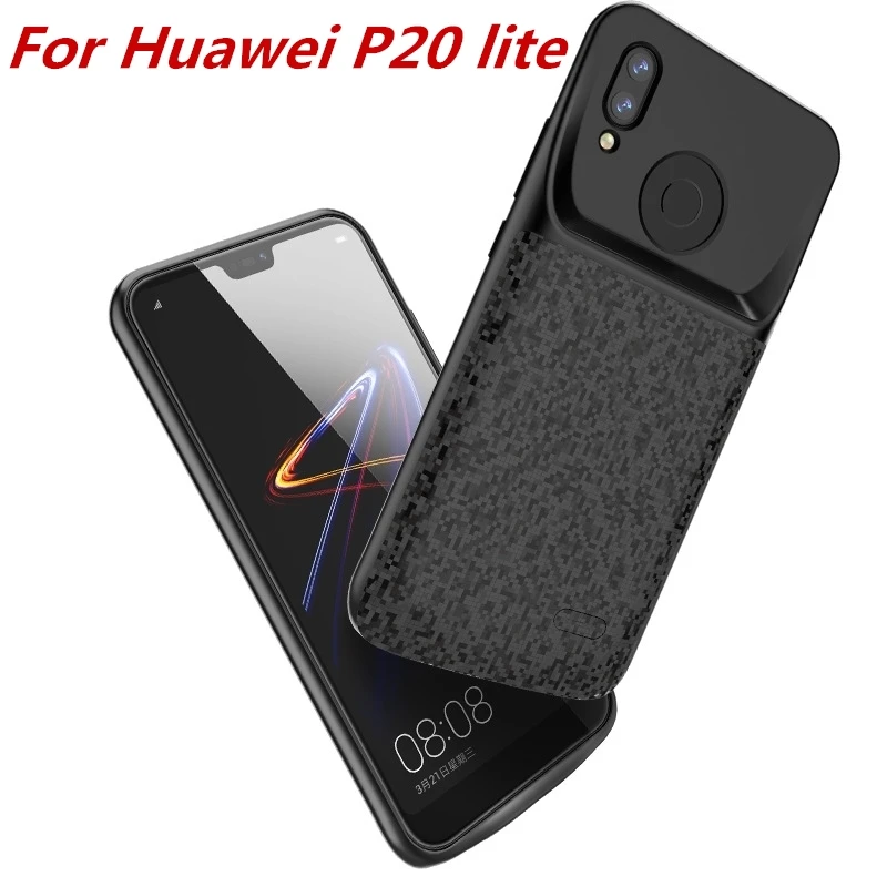 

For Huawei P20 lite Battery Case 4700 Mah External Battery Backup Charger Cover Pack Power Bank For Huawei nova 3e Battery Case