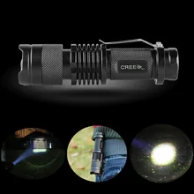 Mini ZOOM LED Flashlight 2000LM CREE Waterproof Lanterna LED 3 Modes Zoomable Torch AA 14500 Battery Flash Pen Light Mini ZOOM LED Flashlight 2000LM CREE Waterproof Lanterna LED 3 Modes Zoomable Torch AA 14500 Battery Flash Pen Light